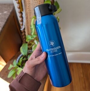 Brand New Outrigger Resorts Waikiki Blue Reusable Water Bottle